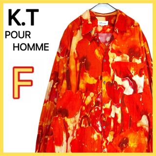 K.T POUR HOMME カジュアルシャツ 柄シャツ フリーサイズ(シャツ)