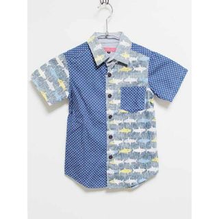 ハッカ(HAKKA)の‡ハッカキッズ/HAKKA kids‡130cm 半袖Tシャツ/半袖カットソー ブルー系【中古】子供服 キッズ kids 男の子 夏 306032 tops(シャツ/カットソー)