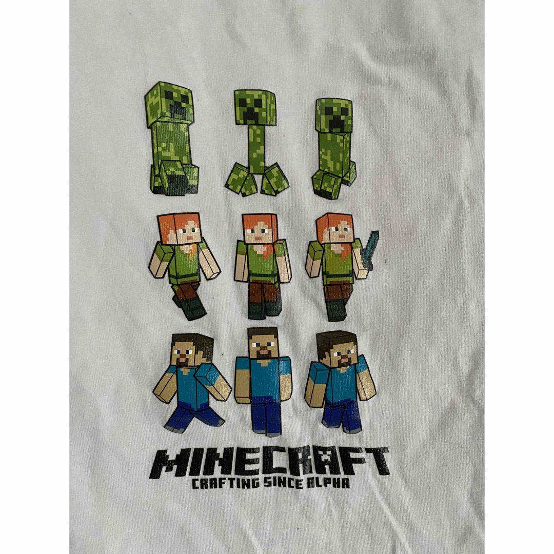 Minecraft(マインクラフト)のマインクラフト　Tシャツ　150 お安く　匿名配送送料込み　マイクラ　人気 キッズ/ベビー/マタニティのキッズ服男の子用(90cm~)(Tシャツ/カットソー)の商品写真