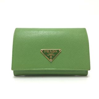 プラダ(PRADA)のプラダ PRADA トライアングルロゴ 三角ロゴ プレート 財布 小銭入れ 2つ折り コインケース サフィアーノレザー コインケース(コインケース)