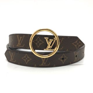 ルイヴィトン(LOUIS VUITTON)のルイヴィトン LOUIS VUITTON ベルト・LV エクリプス 20MM リバーシブル M0595V モノグラム ベルト モノグラムキャンバス ブラウン 新品同様(ベルト)