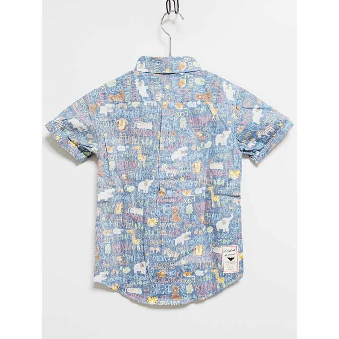 HAKKA(ハッカ)の‡ハッカキッズ/HAKKA kids‡130cm 半袖Tシャツ/半袖カットソー ブルー系【中古】子供服 キッズ kids 男の子 夏 306032 tops キッズ/ベビー/マタニティのベビー服(~85cm)(シャツ/カットソー)の商品写真