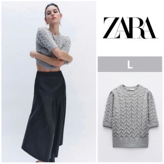 ザラ ニット/セーター(レディース)（半袖）の通販 1,000点以上 | ZARA