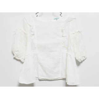 トッカバンビーニ(TOCCA BAMBINI)の【春夏物 新入荷!】‡トッカ/TOCCA BAMBINI‡120cm 半袖ブラウス/シャツ 白【中古】子供服 キッズ kids 女の子 春夏 tops 213042(シャツ/カットソー)