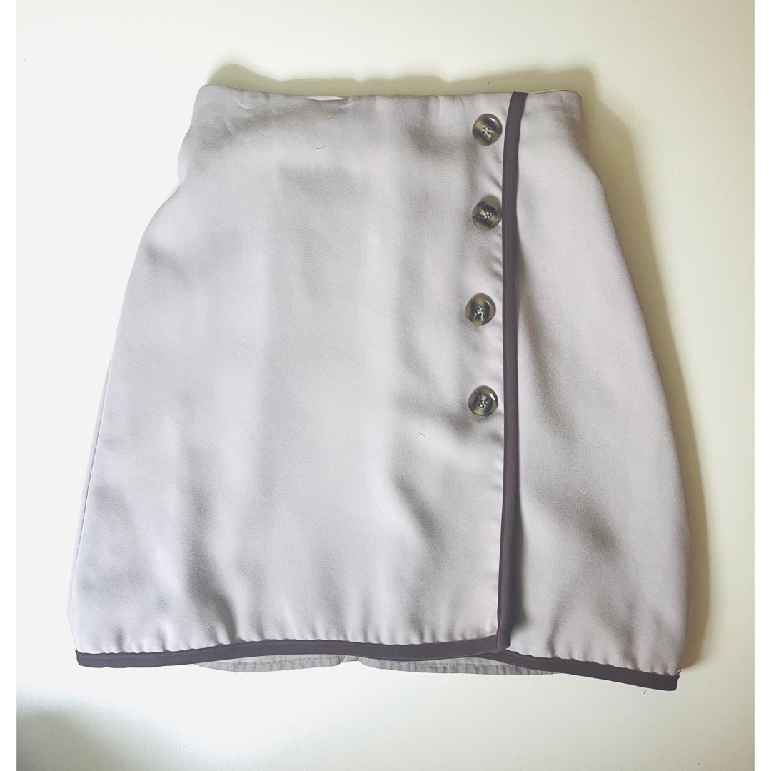 INGNI(イング)のINGNI （イング） 台形 スカート ベージュ レディースのスカート(ひざ丈スカート)の商品写真