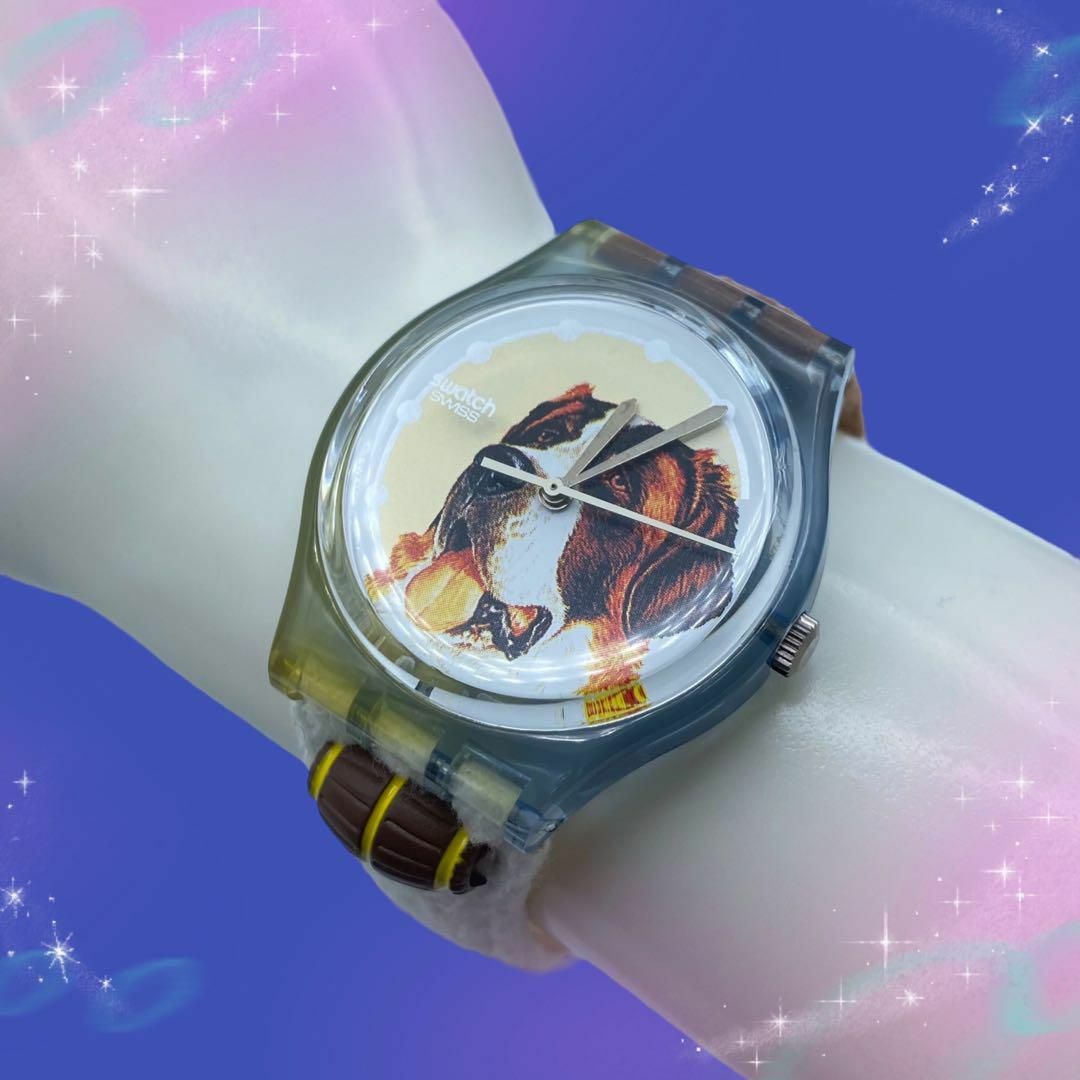swatch(スウォッチ)の《希少　美品　稼動品》　スウォッチ　セントバーナード　メンズレディース腕時計 メンズの時計(腕時計(アナログ))の商品写真