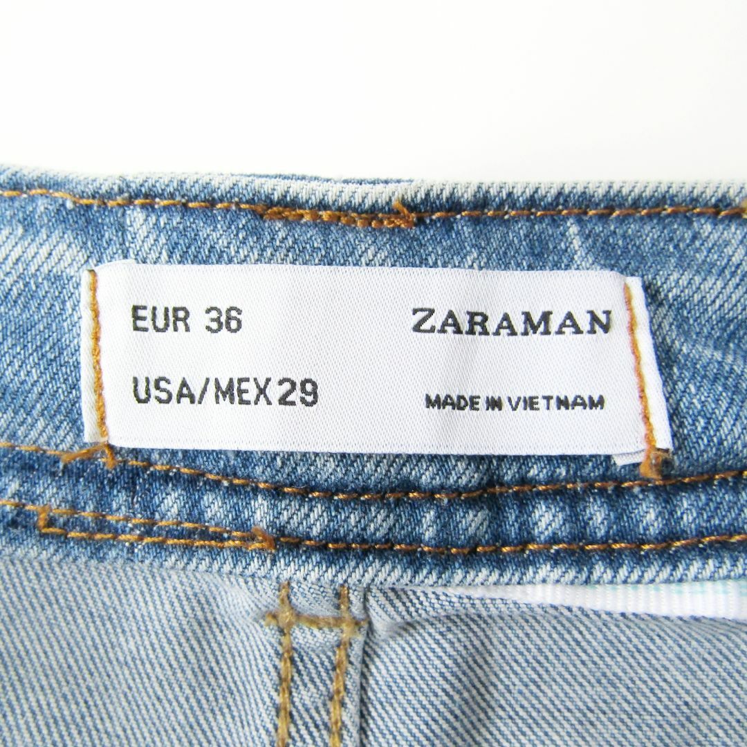 ZARA(ザラ)のZARAザラ▼ストレッチスリムデニム▼ダメージ加工▼29▼ウエスト約72cm メンズのパンツ(デニム/ジーンズ)の商品写真