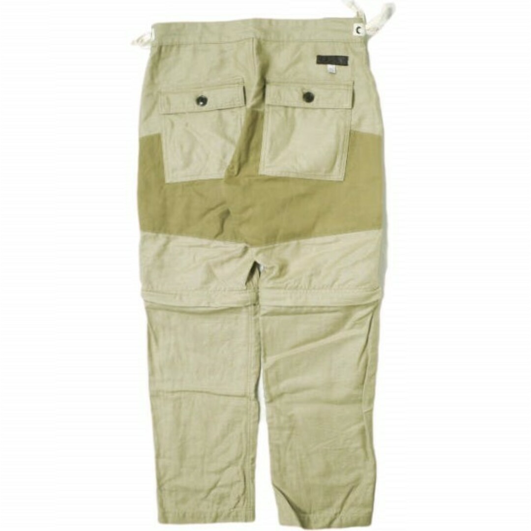 KENNETH FIELD ケネスフィールド Field 7pocket Pants Linen Cotton フィールド7ポケットパンツ リネンコットン 11-24-2689-066 S TAN 2WAY コンバーチブル ボトムス【中古】【KENNETH FIELD】 メンズのパンツ(その他)の商品写真