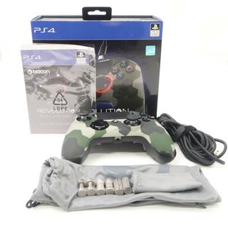 美品 Nacon ナコン ＢＢ４４３１Ｖ２ カモグリーン REVOLUTION PRO CONTROLLER 2 PS4 数量限定 レボリューションコントローラプロ２ HT36 (その他)