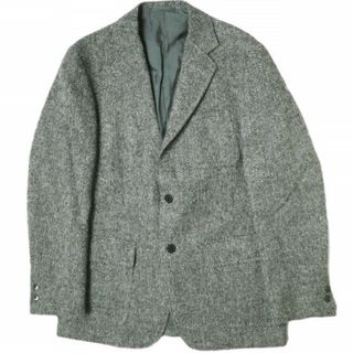 ビームスプラス(BEAMS PLUS)のBEAMS PLUS ビームスプラス 日本製 W.BILL SHETLAND TWEED SPORT COAT オーダーフェア限定 ツイードスポーツコート 11-16-1600-564 M(オーダーサイズ) メランジグレー 3B テーラードジャケット アウター【中古】【BEAMS PLUS】(テーラードジャケット)