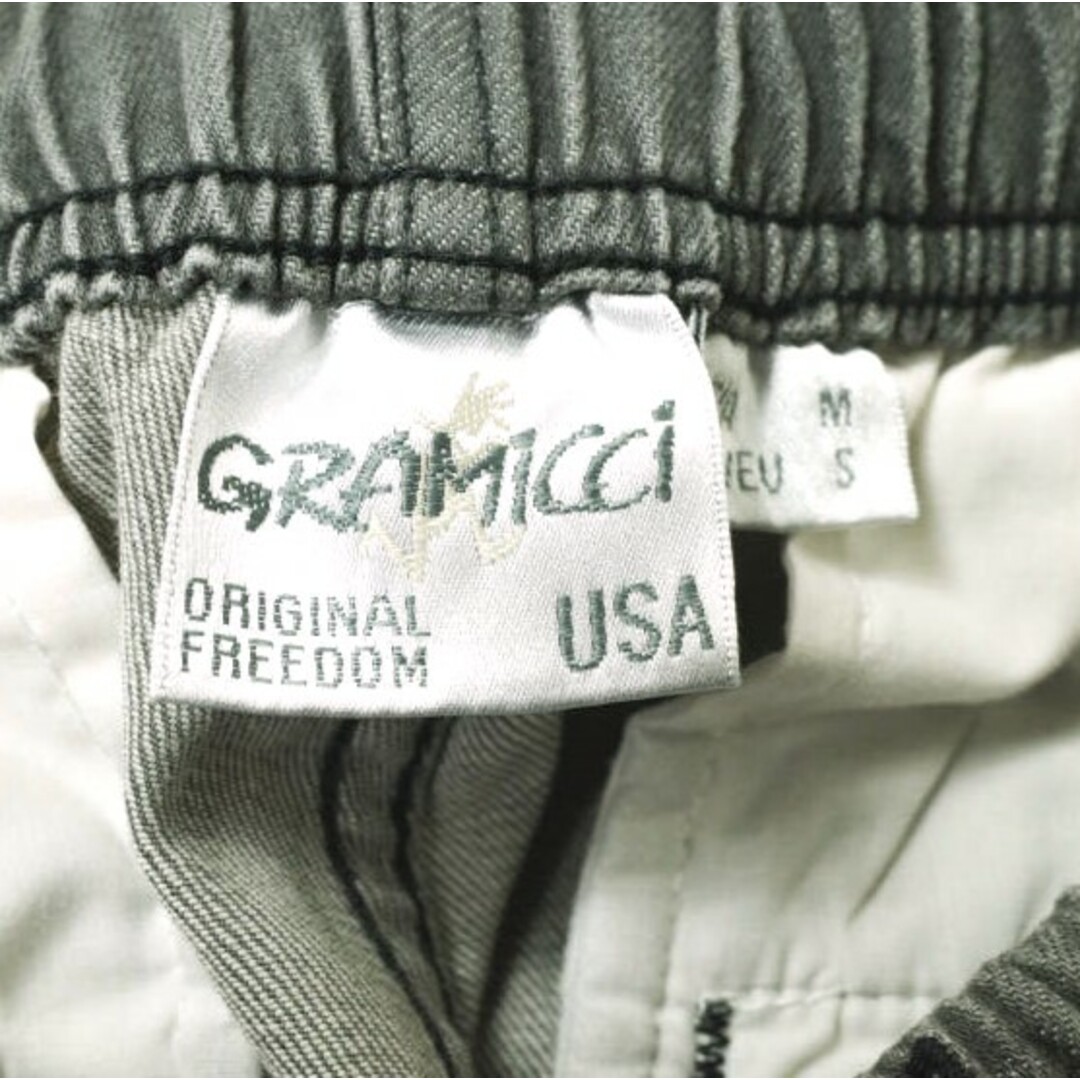 GRAMICCI(グラミチ)のGRAMICCI グラミチ DENIM W'S TAPERED PANTS デニムウィメンズテーパードパンツ 0157-DEJ M BLACK USED イージー クライミング ボトムス【中古】【GRAMICCI】 レディースのパンツ(デニム/ジーンズ)の商品写真