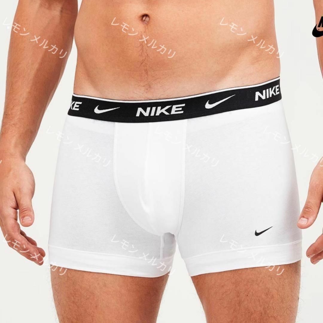 NIKE(ナイキ)のNIKE ナイキ ボクサーパンツ Mサイズ ３色3枚セット メンズのアンダーウェア(ボクサーパンツ)の商品写真