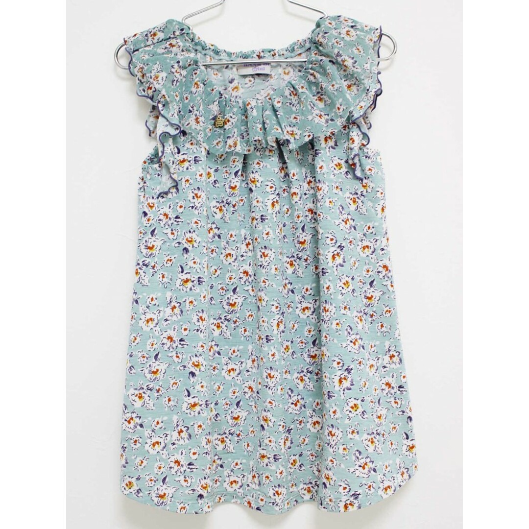 ANNA SUI(アナスイ)の[アナスイミニ/ANNA SUI mini]120cm 半袖ブラウス ブルー【中古】子供服 キッズ kids 女の子 夏 916032 tops キッズ/ベビー/マタニティのベビー服(~85cm)(シャツ/カットソー)の商品写真