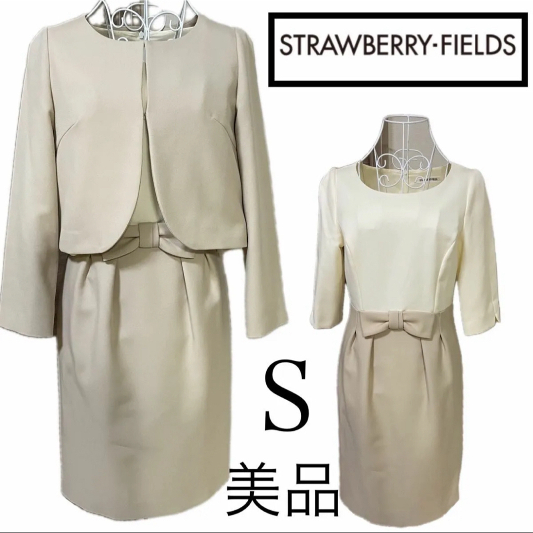 STRAWBERRY-FIELDS(ストロベリーフィールズ)の美品☆ストロベリーフィールズ☆美スタイル☆ワンピース☆S レディースのワンピース(ひざ丈ワンピース)の商品写真