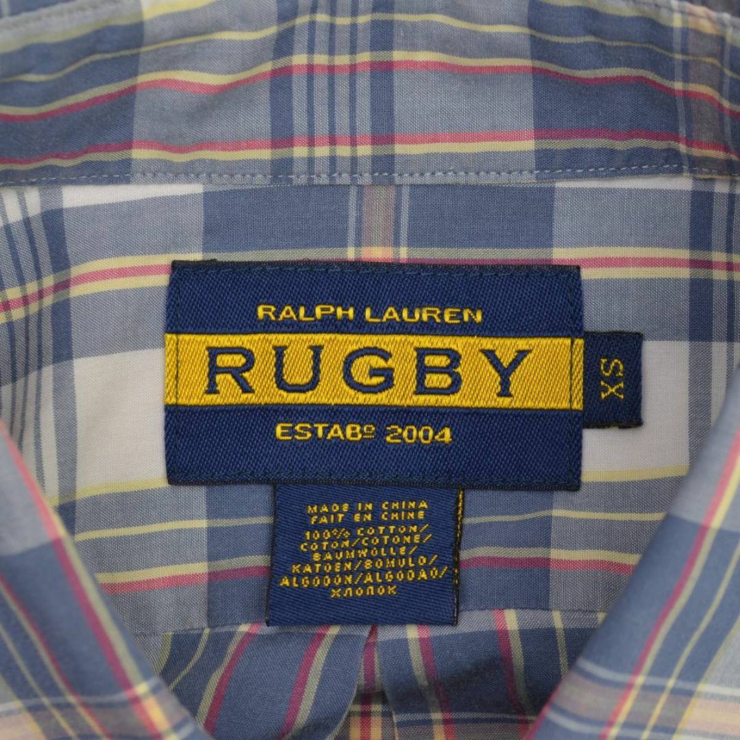 Ralph Lauren(ラルフローレン)の【RALPHLAURENRUGBY】チェックラウンドカラー長袖シャツ メンズのトップス(シャツ)の商品写真