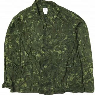 ポストオーバーオールズ(POST OVERALLS)のPOST O'ALLS ポストオーバーオールズ 日本製 Liquid Batik 1910年代 リキッドバティック カバーオールシャツジャケット 1106R-LB1 S Brown アウター【中古】【POST O'ALLS】(カバーオール)