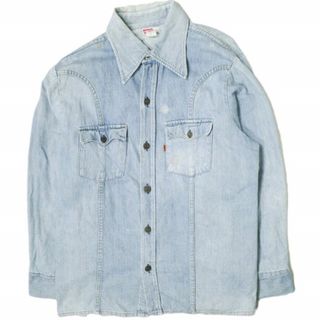 リーバイス(Levi's)のLevi's リーバイス 70s DENIM SHIRT JACKET デニムシャツジャケット XL Indigo ヴィンテージ オレンジタブ トップス【中古】【Levi's】(シャツ)