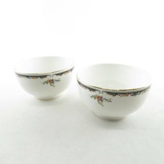 ウェッジウッド(WEDGWOOD)の美品 WEDGWOOD ウェッジウッド オズボーン シュガーボウル 2枚 ペア 深皿 ディープ SY8370L (その他)