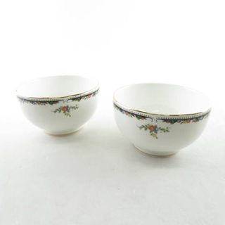 ウェッジウッド(WEDGWOOD)の美品 WEDGWOOD ウェッジウッド オズボーン シュガーボウル 2枚 ペア 深皿 ディープ SY8371L (その他)