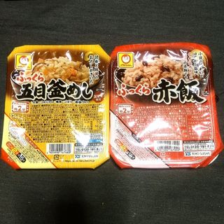 トウヨウスイサン(東洋水産)のマルちゃん：ふっくら五目釜めし・ふっくら赤飯/国産米使用  レトルト食品(レトルト食品)