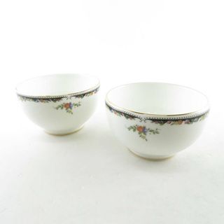 ウェッジウッド(WEDGWOOD)の美品 WEDGWOOD ウェッジウッド オズボーン シュガーボウル 2枚 ペア 深皿 ディープ SY8372L (その他)