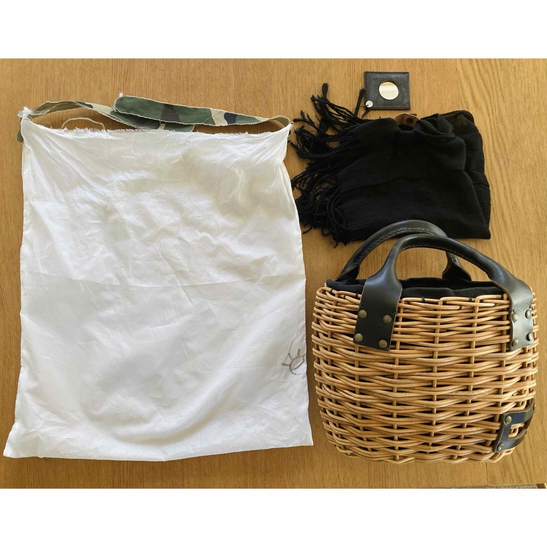 DRESSTERIOR(ドレステリア)のeb.a.gos エバゴス　2本編みバッグ　かごバッグ レディースのバッグ(かごバッグ/ストローバッグ)の商品写真