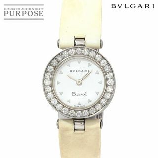 ブルガリ(BVLGARI)のブルガリ BVLGARI ビーゼロワン BZ22S ダイヤベゼル レディース 腕時計 ホワイト 文字盤 クォーツ ウォッチ B-zero 1 VLP 90208431(腕時計)