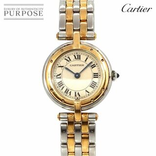 カルティエ(Cartier)のカルティエ Cartier パンテールSM 2ロウ コンビ レディース 腕時計 K18YG イエローゴールド クォーツ ウォッチ Panthere VLP 90217877(腕時計)