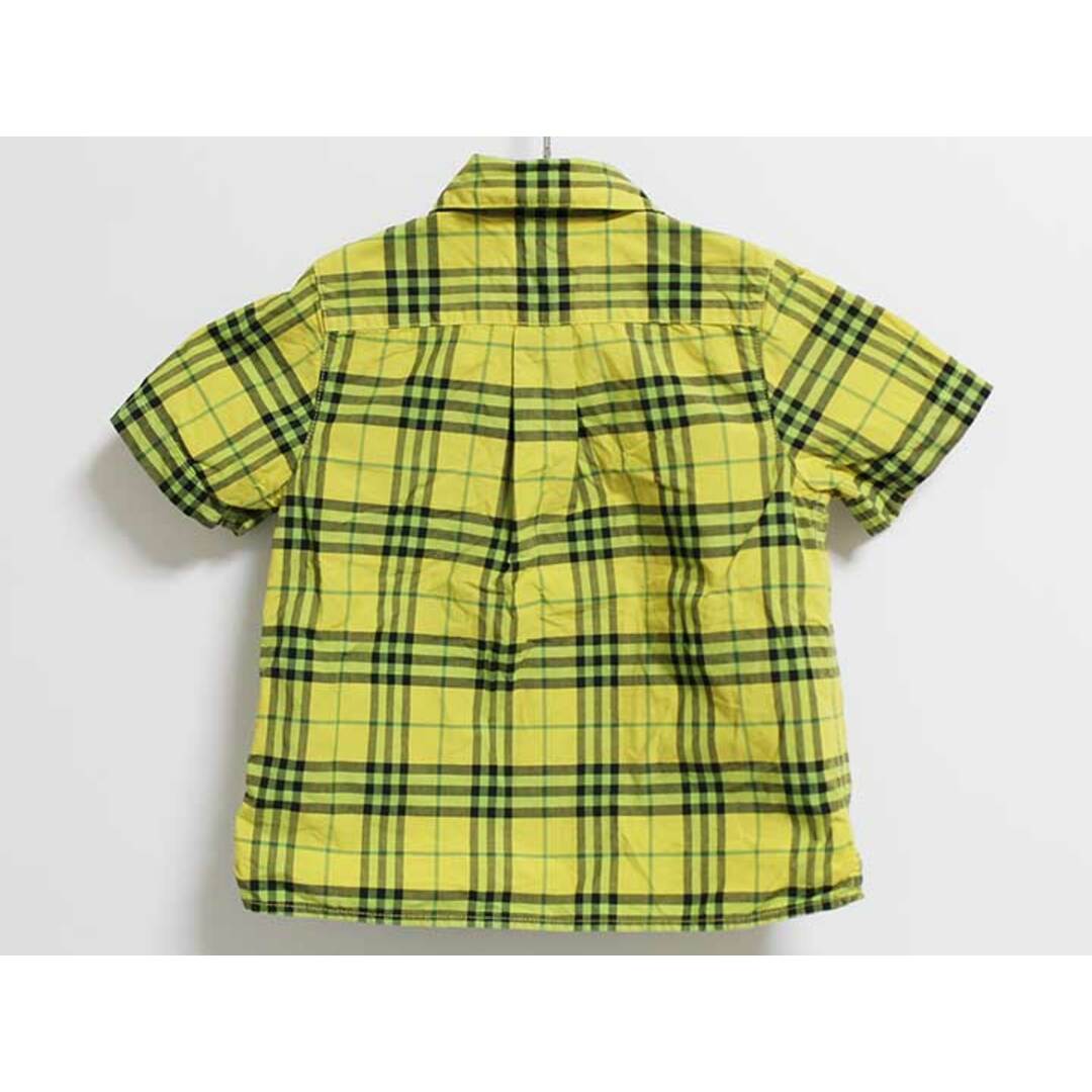 BURBERRY(バーバリー)の‡バーバリー/BURBERRY‡100cm 半袖シャツ グリーン系【中古】子供服 キッズ kids 男の子 夏 124032 tops キッズ/ベビー/マタニティのベビー服(~85cm)(シャツ/カットソー)の商品写真