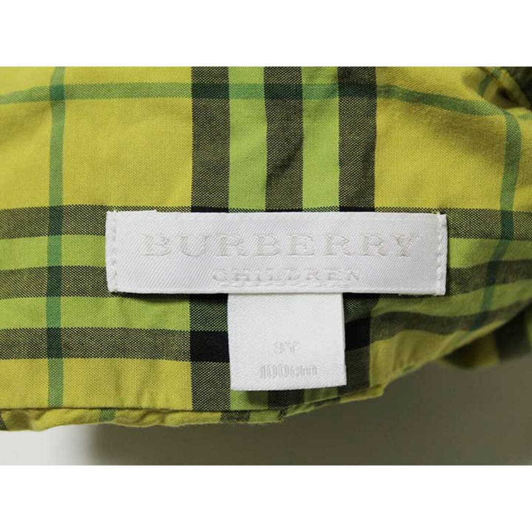 BURBERRY(バーバリー)の‡バーバリー/BURBERRY‡100cm 半袖シャツ グリーン系【中古】子供服 キッズ kids 男の子 夏 124032 tops キッズ/ベビー/マタニティのベビー服(~85cm)(シャツ/カットソー)の商品写真