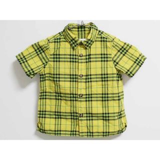 バーバリー(BURBERRY)の‡バーバリー/BURBERRY‡100cm 半袖シャツ グリーン系【中古】子供服 キッズ kids 男の子 夏 124032 tops(シャツ/カットソー)