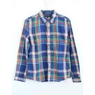 トミーヒルフィガー(TOMMY HILFIGER)の【春夏物 新入荷!】†トミーヒルフィガー/TOMMY HILFIGER†152cm 長袖シャツ 紺【中古】子供服 キッズ kids ジュニア 男の子 春秋 tops 803042(シャツ/カットソー)