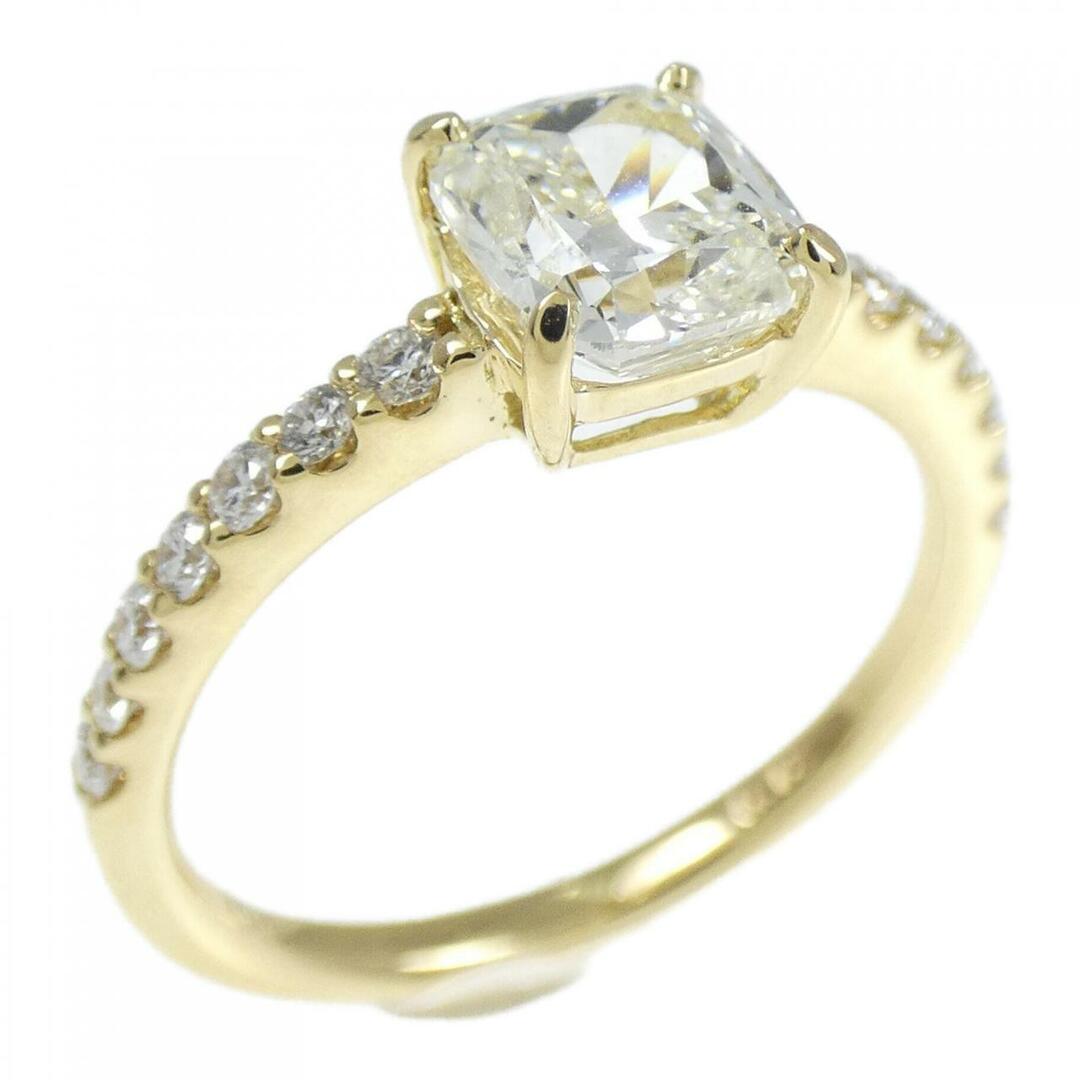 【リメイク】K18YG ダイヤモンド リング 1.00CT L IF ファンシーカット レディースのアクセサリー(リング(指輪))の商品写真