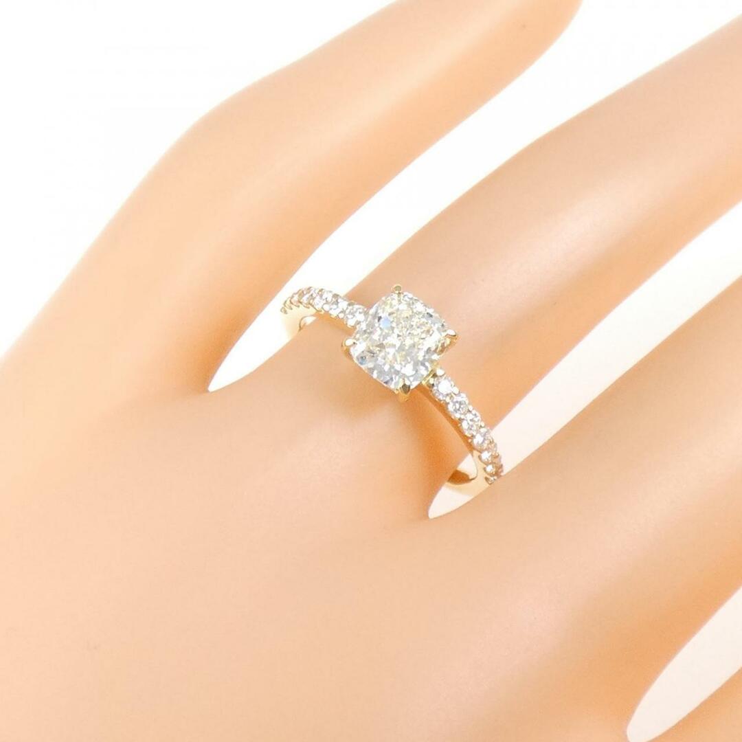 【リメイク】K18YG ダイヤモンド リング 1.00CT L IF ファンシーカット レディースのアクセサリー(リング(指輪))の商品写真