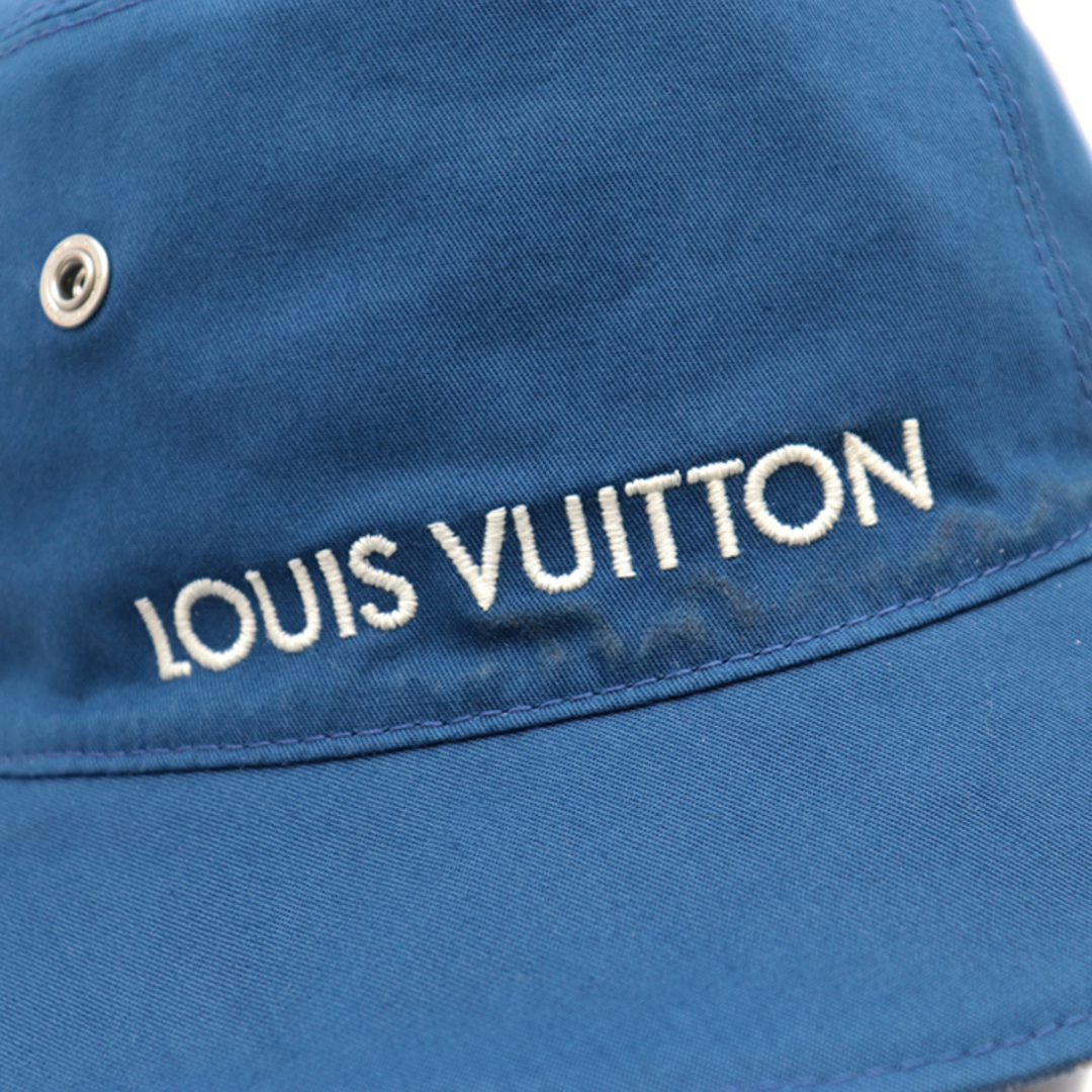 LOUIS VUITTON(ルイヴィトン)の美品 ルイ・ヴィトン M78772 ボネモノグラム バケットハット モノグラム エッセンシャル リバーシブル ブルー LOUIS VUITTON レディースの帽子(ハット)の商品写真