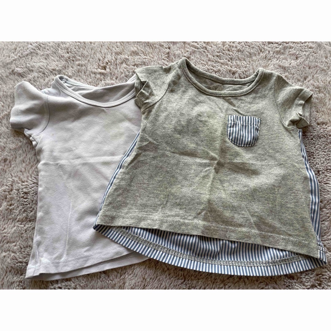 Tシャツ　セット　ブルー キッズ/ベビー/マタニティのベビー服(~85cm)(Ｔシャツ)の商品写真