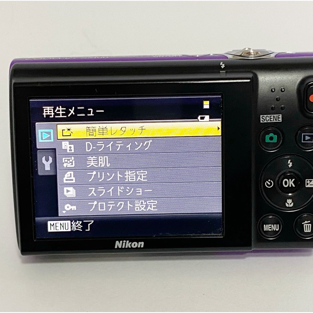Nikon(ニコン)のNikon coolpix s5100 ニコン　デジタルカメラ　パープル スマホ/家電/カメラのカメラ(コンパクトデジタルカメラ)の商品写真