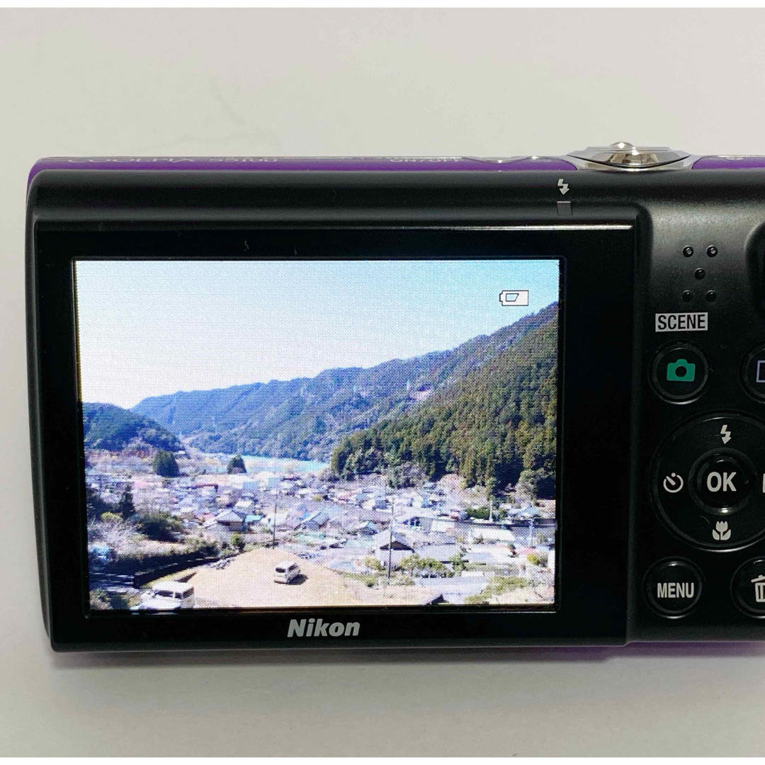 Nikon(ニコン)のNikon coolpix s5100 ニコン　デジタルカメラ　パープル スマホ/家電/カメラのカメラ(コンパクトデジタルカメラ)の商品写真