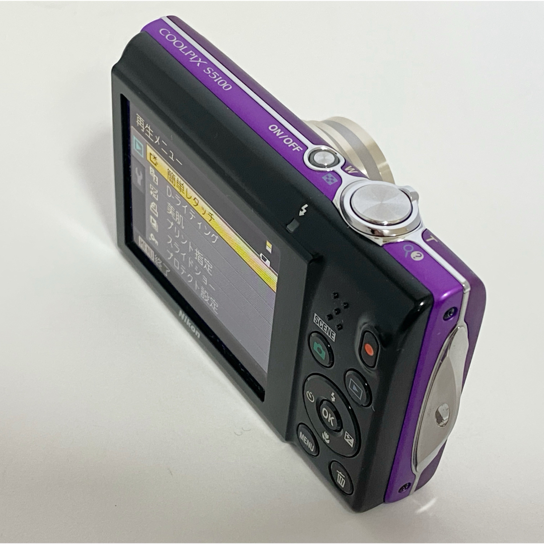 Nikon(ニコン)のNikon coolpix s5100 ニコン　デジタルカメラ　パープル スマホ/家電/カメラのカメラ(コンパクトデジタルカメラ)の商品写真