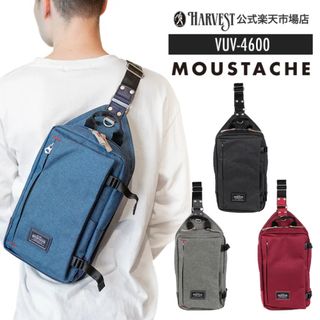 ハーヴェストレーベル(HARVEST LABEL)の☆ ムスタッシュ ボディバッグ MOUSTACHE タテ型 VUV 4600(ボディーバッグ)