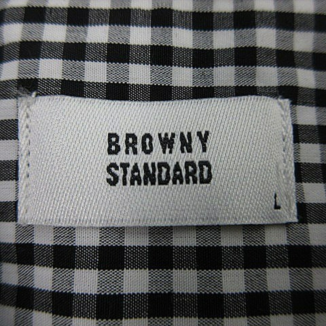 BROWNY(ブラウニー)のブラウニー BROWNY STANDARD シャツ ステンカラー 長袖 トップス メンズのトップス(シャツ)の商品写真