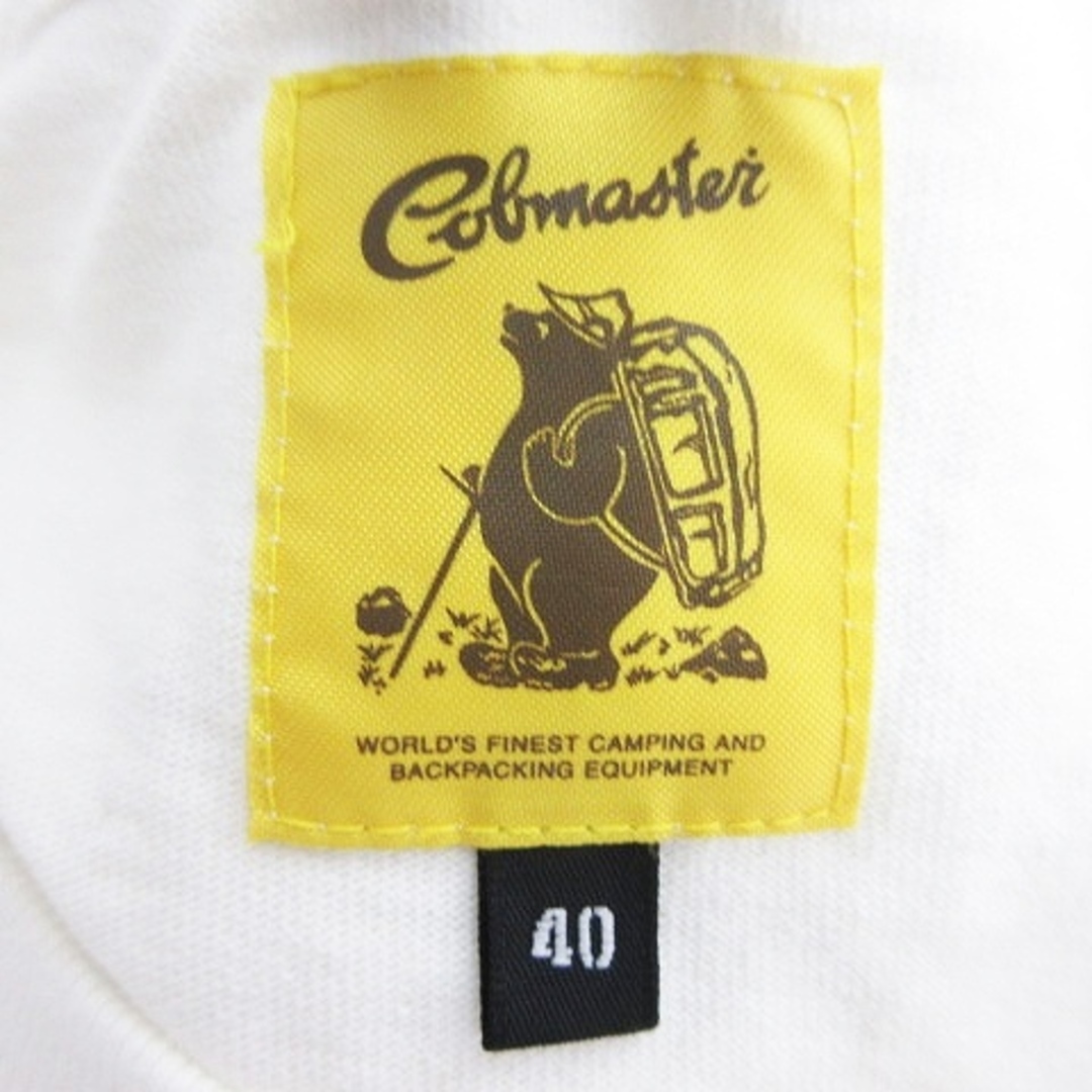 other(アザー)のコブマスター COBMASTER Tシャツ 半袖 プリント 40 白 青 レディースのトップス(Tシャツ(半袖/袖なし))の商品写真