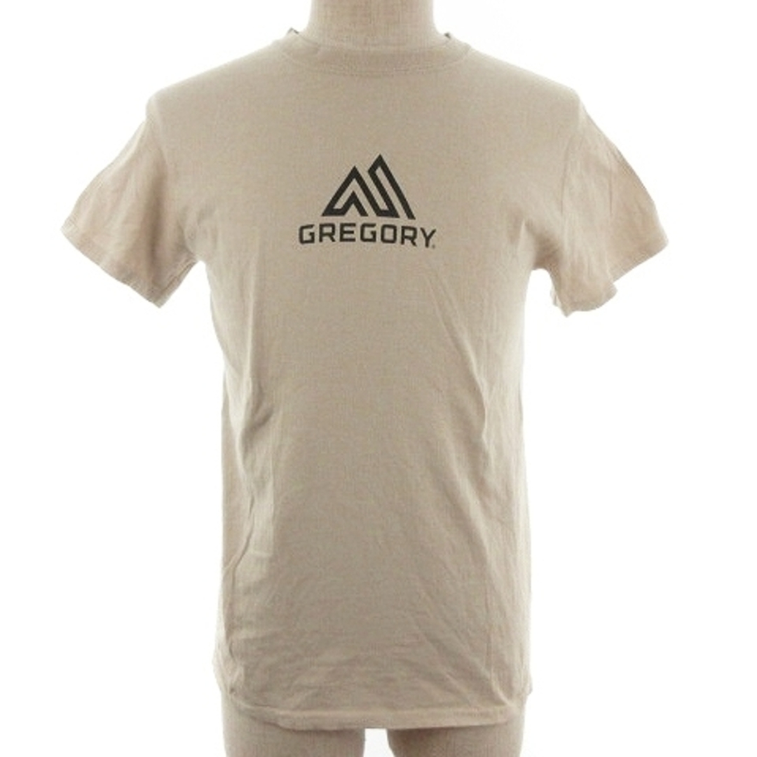 Gregory(グレゴリー)のグレゴリー カットソー Tシャツ 半袖 クルーネック プリント S ベージュ レディースのトップス(Tシャツ(半袖/袖なし))の商品写真