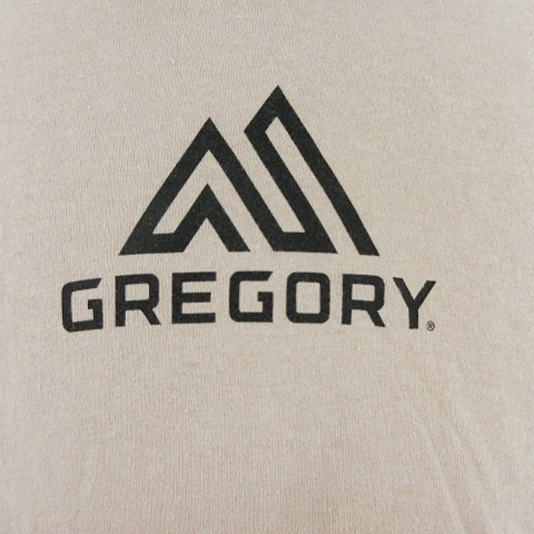 Gregory(グレゴリー)のグレゴリー カットソー Tシャツ 半袖 クルーネック プリント S ベージュ レディースのトップス(Tシャツ(半袖/袖なし))の商品写真