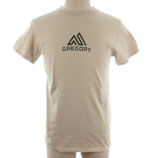 グレゴリー(Gregory)のグレゴリー カットソー Tシャツ 半袖 クルーネック プリント S ベージュ(Tシャツ(半袖/袖なし))