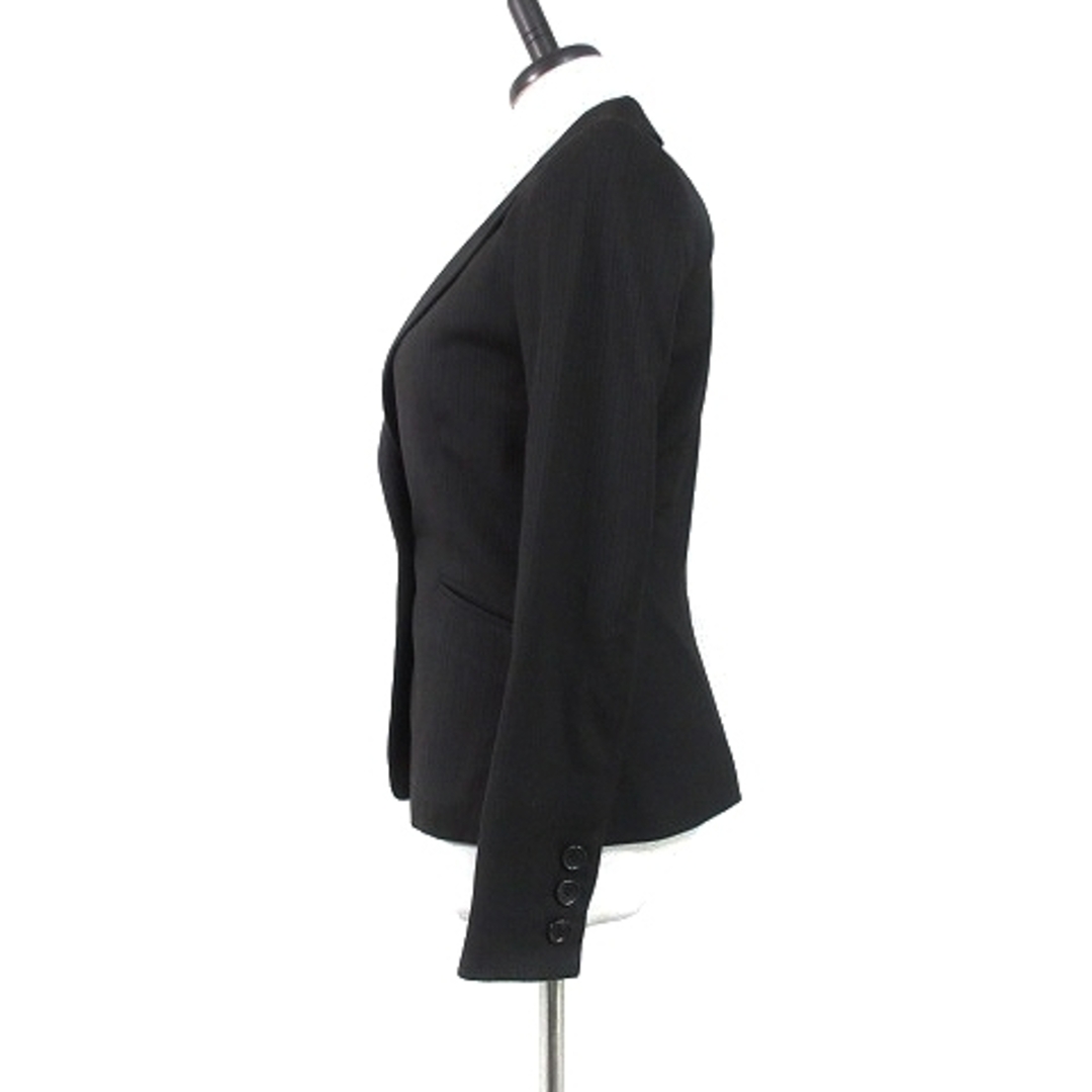 manics(マニックス)のマニックス ジャケット テーラード 長袖 シングル ストライプ 1 黒 アウター レディースのジャケット/アウター(その他)の商品写真