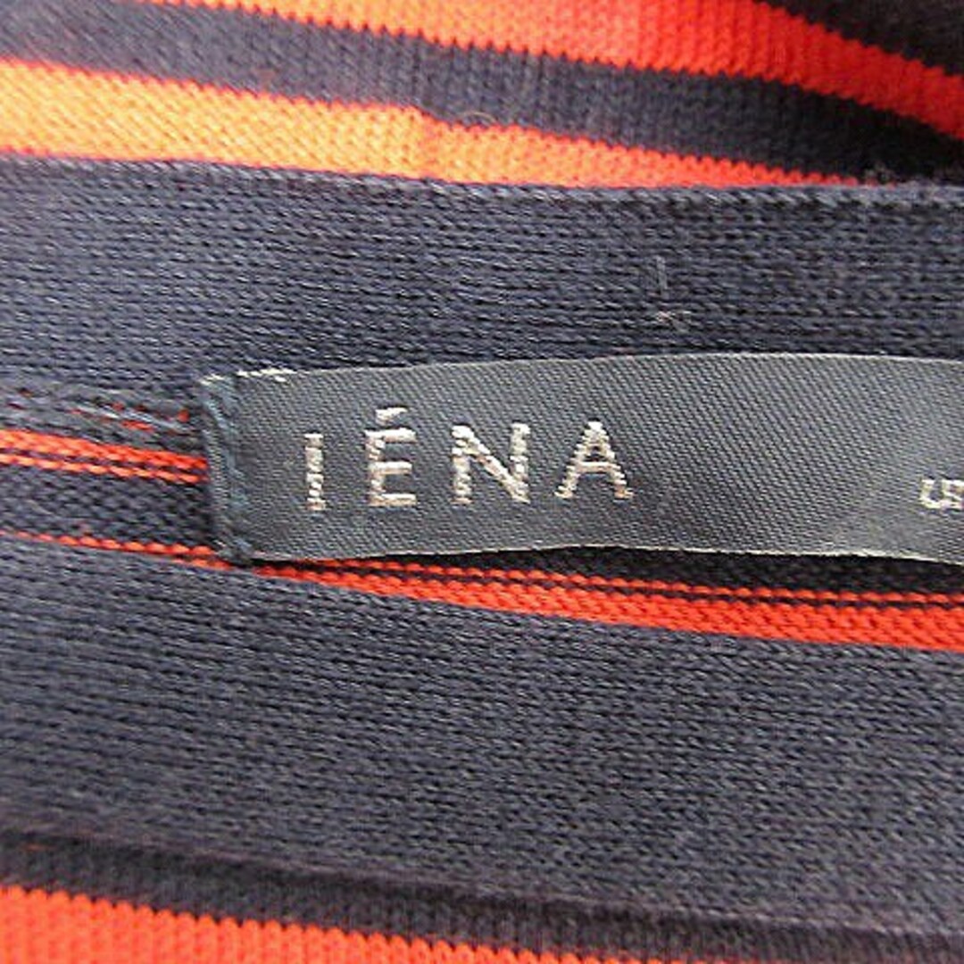 IENA(イエナ)のイエナ ニット カットソー 長袖 ボートネック 薄手 ボーダー 赤 紺 トップス レディースのトップス(ニット/セーター)の商品写真