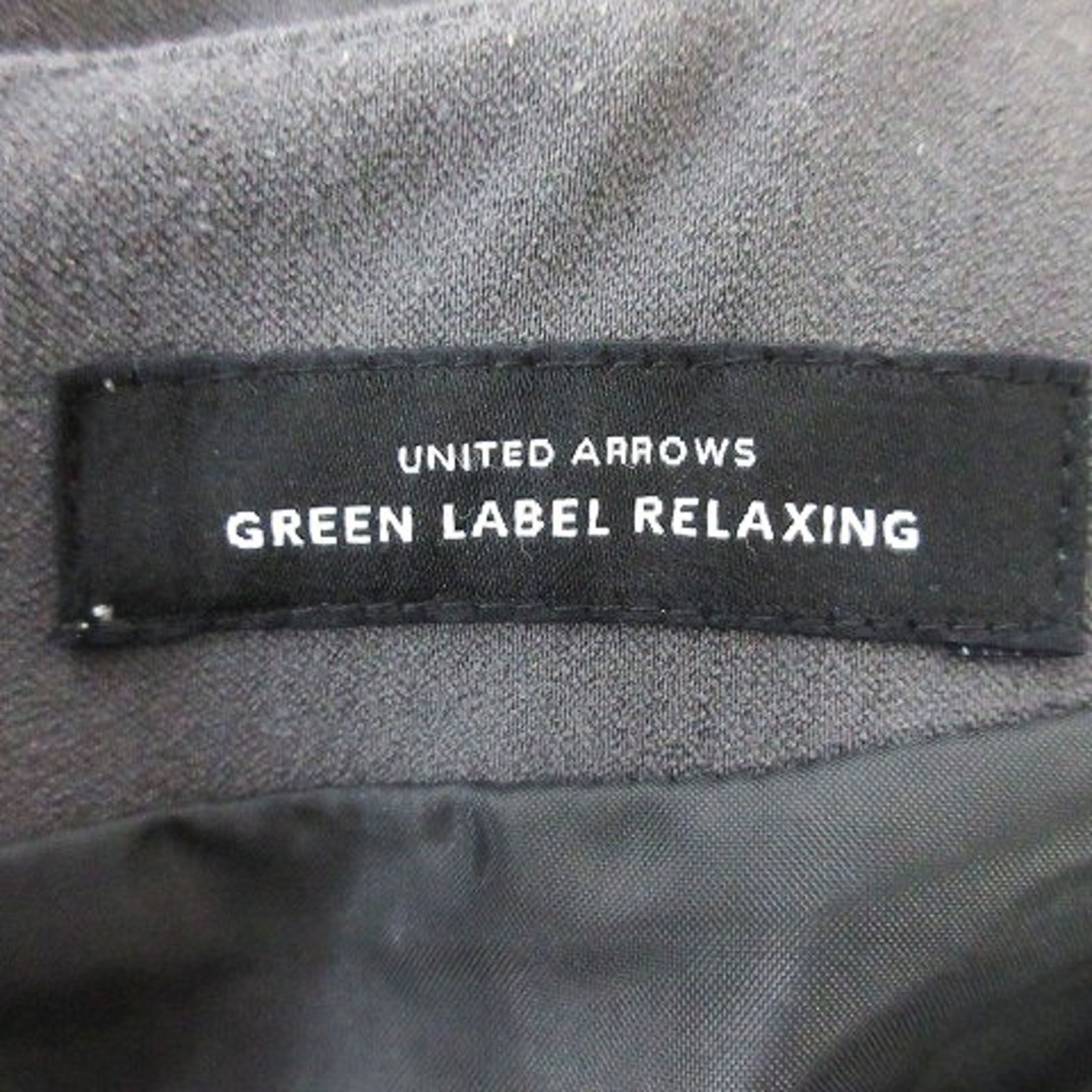 UNITED ARROWS green label relaxing(ユナイテッドアローズグリーンレーベルリラクシング)のグリーンレーベルリラクシング ワンピース ひざ丈 七分袖 Vネック 無地 グレー レディースのワンピース(ひざ丈ワンピース)の商品写真