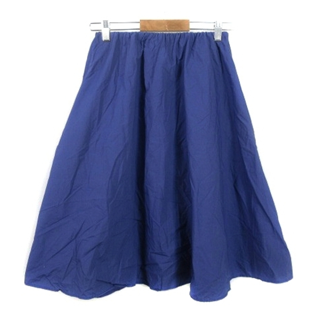 MERCURYDUO(マーキュリーデュオ)のマーキュリーデュオ スカート フレア ひざ丈 ウエストゴム F 青 ボトムス レディースのスカート(ひざ丈スカート)の商品写真