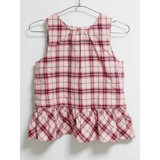 バーバリー(BURBERRY)の‡バーバリー/BURBERRY‡152cm ノースリーブブラウス ピンク系【中古】子供服 キッズ kids ジュニア 女の子 夏 124032 tops(シャツ/カットソー)